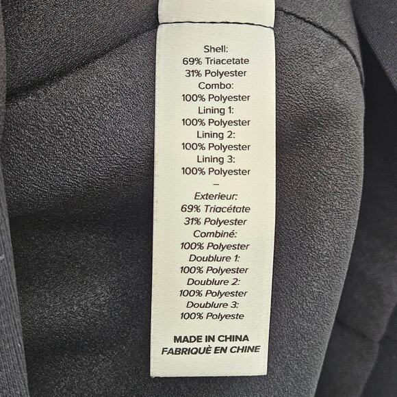 $495 Cinq à Sept Holiday Elena White Black Sheer Blouson Mini Dress Sz 2 NEW - Picture 14 of 15